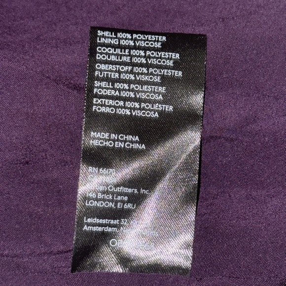 Maeve By Anthropologie Plum Floral Hi-Lo Maxi Boho Gypsy Wrap Skirt Size Small - Picture 10 of 10